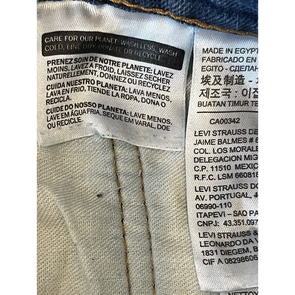 Levi's Strauss 511 Slim Fit Fit Men Jeans Tag Sz 30X32 Blue - Picture 7 of 9